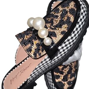 Betsey Johnson Leopard and Houndstooth Women's Shoes